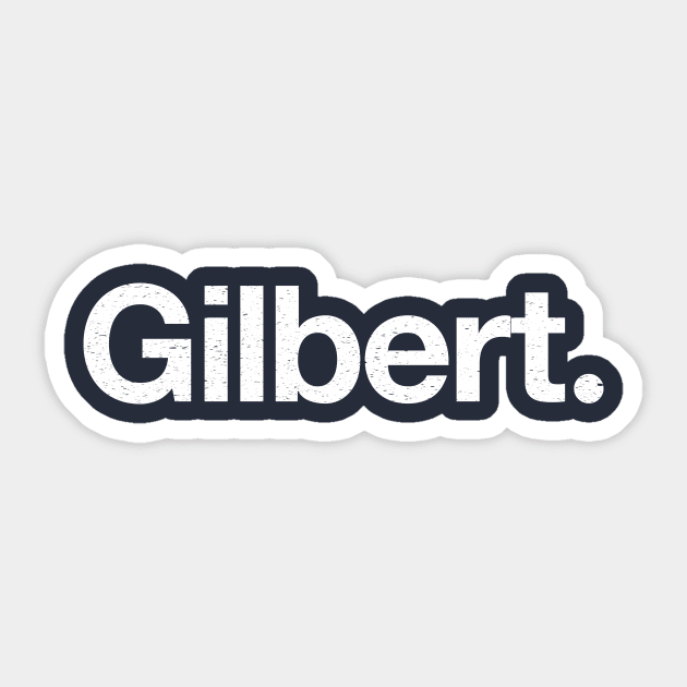 Gilbert. Sticker by TheAllGoodCompany